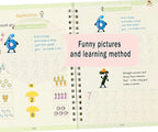 Reusable Magic ink copybook set (4 Book's + 3 Pen+ 10 Refill's )